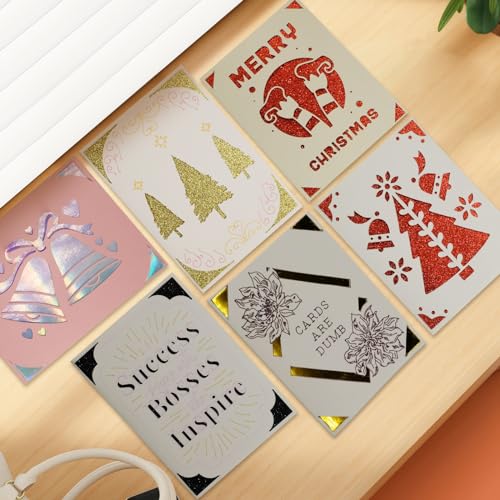 Srunffe 4-in-1 Card Mat for Cricut Explore Air 2 & Cricut Maker, Non-Slip Craft Cutting Mat (2x2), Reusable Craft Cutting Mat, Create Four Cards Srunffe