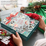 Arteza Advent Calendar 2023 (Fine Art, 24 Days) Art Supplies Holiday Gift for Adults, Includes Acrylic, Oil, Gouache Watercolor Paints, Chrome ARTEZA