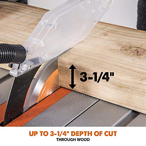 Evolution Power Tools RAGE 5-S Table Saw Multi-Material Cutting, Cuts Wood, Plastic, Metal & More, TCT Blade Included 10" - WoodArtSupply