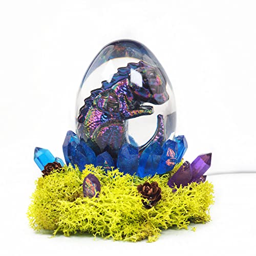 2 Pack Dragon Egg Mold Dinosaur Mold Silicone Mold for Resin Dragon Candle Mold Easter Egg Mold Dragon Silicone Mold for Candles Home Decoration Mold ESEDAGE