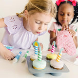 Melissa & Doug Bake and Decorate Wooden Cupcake Play Food Set Melissa & Doug