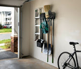 StoreYourBoard BLAT Garage Garden Tool Organizer Wall Mount, Garage Organization and Storage, Shovel & Rake Hangers Yard Tool Rack, Industrial Steel StoreYourBoard