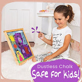 Extra Fine Tip Liquid Chalk Markers (10 Pack) with Gold & Silver - Dry Erase Marker Pens for Blackboard, Windows, Chalkboard Signs, Bistro - 1mm Tip Chalkola