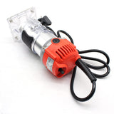 NOLANTISI Router Tool,110V 800W Compact Palm Wood Router Tool for Woodworking, Electric Hand Trimmer 1/4" Collets Woodworking Tool Laminate Trimmer NOLANTISI