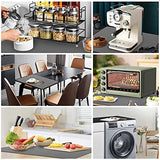 Ewen 25.6x17.7 Inches Large Heat Resistant Placemats Silicone Mat, 2MM Thick Countertop Protector Mat for Appliances, Coffee Maker,Kitchen Table, Ewen