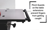 Cutech 40180HI 8-Inch Spiral Cutterhead Benchtop Jointer with Cast Iron Tables, 16 Tungsten Carbide Inserts, Extra Long 24" Fence and Additional CUTECH