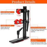 Wood Lathe Steady Rest, JAZORR L Shape Woodworking Steady Rest, Lathe Tool Rest,Wood Lathe Tools, Wood Lathe Tools and Accessories with Three Metal JAZORR