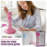 Fashion Design Studio - Sewing Kit for Kids - Designer Dress Girls Arts Crafts Kits Ages 6, 7, 8, 9, 10, 11, 12 Age - Learn to Sketch, Sew, Style - Pretty Me