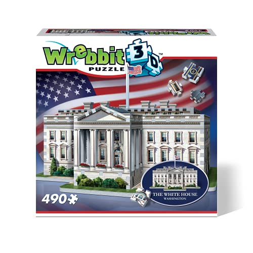 WREBBIT 3D The White House - 3D Jigsaw Puzzle (490 pieces) (W3D-1007) WREBBIT3D
