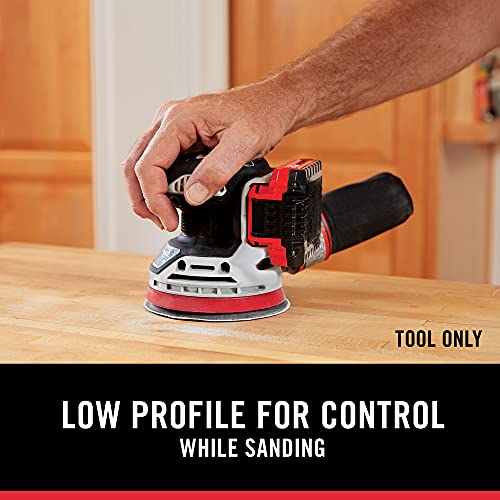 PORTER-CABLE 20V MAX* Random Orbital Sander, Cordless, 5-Inch, Tool Only (PCCW205B) PORTER-CABLE