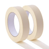 KICNIC White Masking Tape 3 Pack, General Purpose Painter's Tape 0.7inch x 60yard, 180 Yard in Total, Beige Crepe Paper Tape for Painting, Labeling, KICNIC