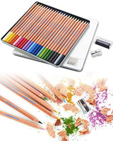 COLOUR BLOCK Watercolor Pencil Set 24PC with Premium Cedar Handle I Ideal pencil kit for Drawing, Sketching, Coloring and Painting COLOUR BLOCK
