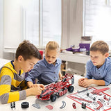 Lucky Doug Building Kit Model Car Set - 287 Pieces STEM Project Building Toys for Kids Ages 8-12, Assembly Technique Car Building Kits Red Vehicle Lucky Doug