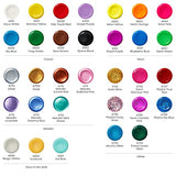 ARTEZA Tempera Washable Paint for Kids, Set of 32, 2.03oz/60ml Bottles, Poster Paint for Craft Projects, Sponge & Finger Painting, Includes Neon, ARTEZA