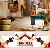 HARDELL 90 Degree Positioning Squares Right Angle Clamps 5.5" x 5.5"(14 x 14cm) Aluminum Alloy Woodworking Carpenter Corner Clamping Square Tool for HARDELL