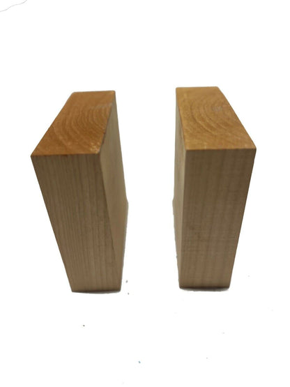 Pack of 2, Red Alder Turning Wood Blank Bowl Blanks Lathe, 6" X 6" X 2" Suitable Wood Pieces for Wood Crafts and Projects