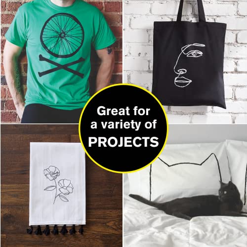 Speedball Fabric Screen Printing Ink Starter Set, 4-Colors, 4-Ounce for T-Shirt and Silkscreen Printmaking (Black, Yellow, Blue, Red) Speedball