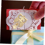 VILLCASE 75 Pcs owl Wood Chips Flowers for Crafts Micro Garden Animal Statue Wood Slices Unfinished Wood Crafts bass Wood Owl Charm Pendant Wood VILLCASE