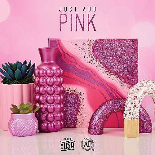 FolkArt Best Acrylic Craft Featuring 5 Premium Pink Formulas, 96424 Paint Set FolkArt