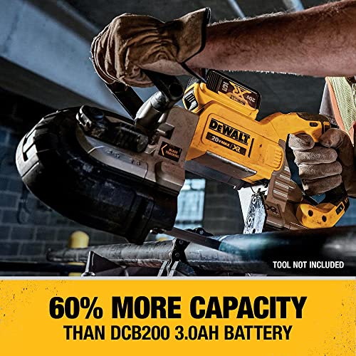 DEWALT 20V MAX Battery and Charger Kit with Bag, 5.0Ah (DCB205CK) - WoodArtSupply