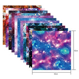 TIFEE Infusible Ink Transfer Sheets 11 Pcs 12" x 10" Galaxy Sublimation Transfer Paper for Cricut Mug DIY T- Shirts Coasters Tote Bags TIFEE