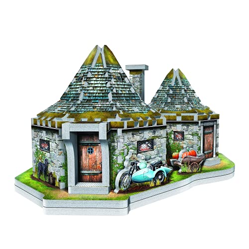 Wrebbit3D Harry Potter Hagrid’s Hut 3D Puzzle for Teens and Adults | 270 Real Jigsaw Puzzle Pieces | Not Just an Ordinary Model Kit for Adults for - WoodArtSupply