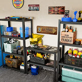 Raybee Garage Shelving Adjustable Storage Shelves 4 Tier Metal Shelving Unit Industrial Metal Shelves for Storage Garage Shelf Storage Rack for Raybee