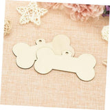 Yardenfun 1 Set Wooden Sign Decoration Pendant Imagination Holiday Adornments Decoupage Toys Graffiti Chips Unfinished Wooden Cutouts Pet Decorate Yardenfun