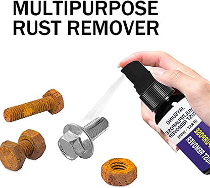 Rust Remover Spray - Multi-Purpose Rust Remover Rust Inhibitor Derusting Spray, Rustout Instant Remover Spray, Anti Rust Inhibitor Derusting Spray,