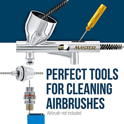 Airbrush Cleaning Kit with Airbursh Cleaning Solution, Cleaning Pot, and Cleaning Tools - WoodArtSupply