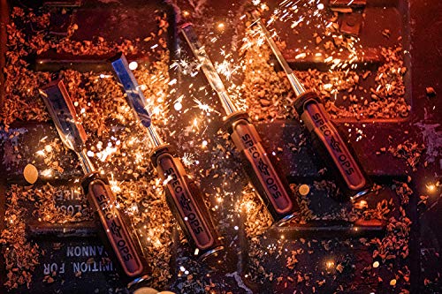 Spec Ops Tools Wood Chisel, 1" Blade, High-Carbon Steel Blade, Shock-Absorbing Grip Spec Ops