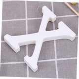 ABOOFAN Unfinished Wood Letter DIY Block Words Sign Alphabet Letters Ornaments Wooden Name Letter Wood Blocks Birthday Table Sign DIY Wooden Alphabet ABOOFAN