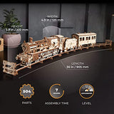 UGEARS Harry Potter Hogwarts Express 3D Puzzles for Adults to Build - Model Kits for Building Toy Train Set - 3D Wooden Puzzle Includes Train, UGEARS