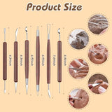 23PCS Clay Tools Sculpting, Ceramic & Pottery Modeling Tool, Ceramics Tools Set, Polymer Tools Kit, Air Dry Clay Tools for Carving, Molding, Pottery UUSYCUN