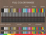TOOLI-ART Acrylic Paint Pens Assorted Vibrant Markers for Rock Painting, Canvas, Glass, Mugs, Wood, Fabric, Metal, Ceramics. Non Toxic, Quick Dry, TOOLI-ART