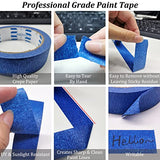 4 Rolls Blue Painters Tape, Masking Tape, Painter's Tape, Painting Tape with Multi-Surface Adhesive Backing for Artist DIY Crafts, Arts, Decorations, SmaringWing