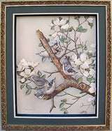 DSC White Breasted Nuthatches Birds Paper Tole 3D Decoupage Craft Kit Size 8x10 inches 56189 (The Additional Pictures Show Examples of This Craft Kit DSC