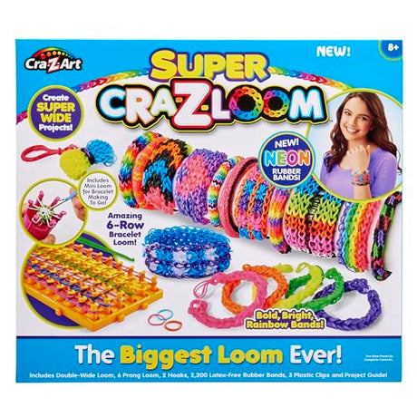 Cra-Z-loom Super Cra-Z-Loom W New Neon Bands Cra-Z-Art