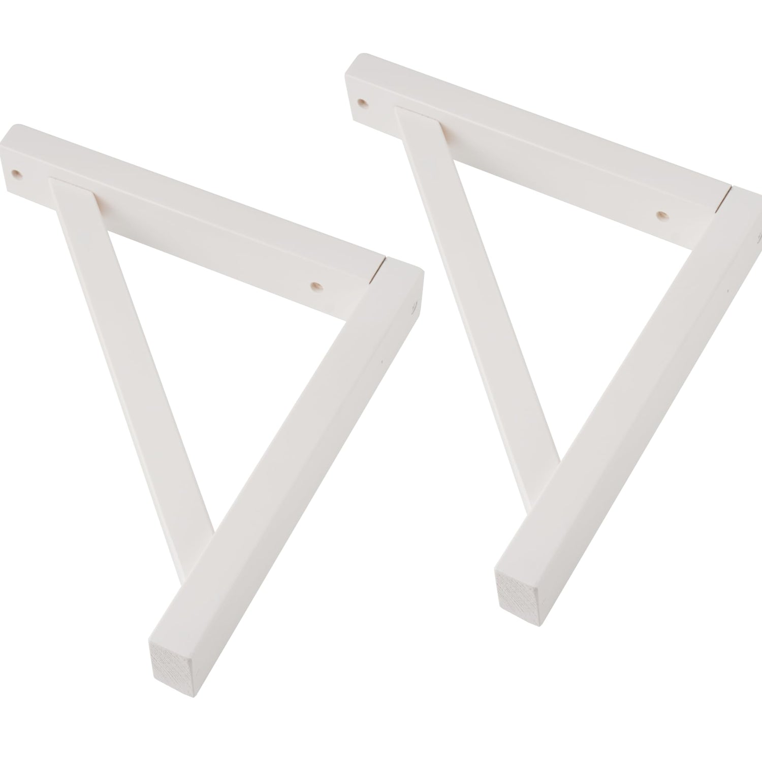 2 Pack Wall Mount Wood Shelf Bracket Triangle Wooden Shelf Brackets for Plank Sconce Plug in Pendant Lamp Decorative DIY Wood Bracket Include OVOV