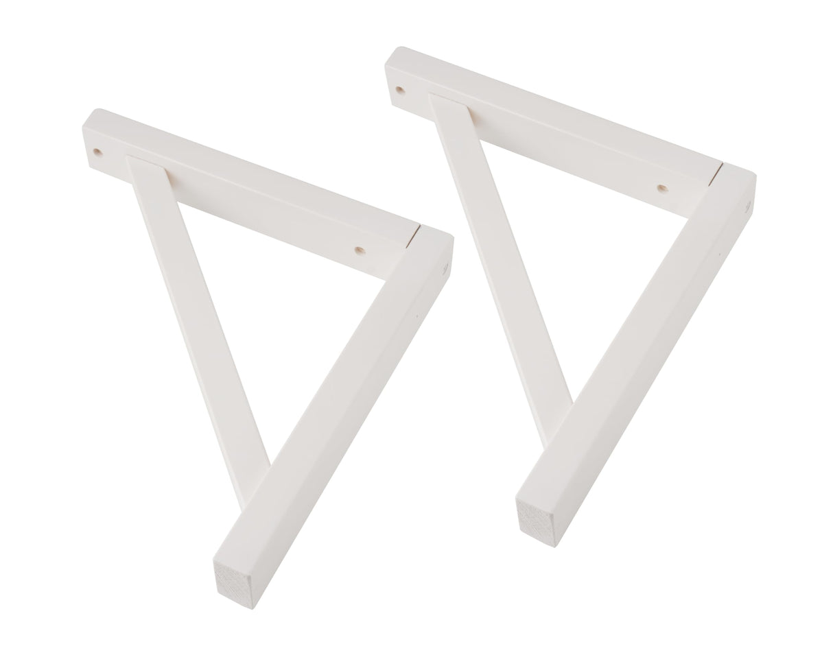 2 Pack Wall Mount Wood Shelf Bracket Triangle Wooden Shelf Brackets for Plank Sconce Plug in Pendant Lamp Decorative DIY Wood Bracket Include OVOV