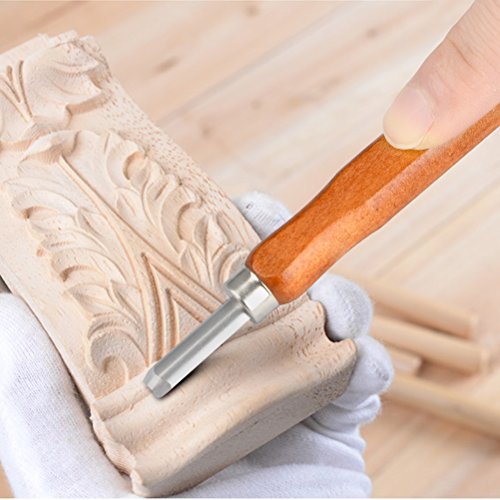 TIMESETL 17Pack Small Wood Carving Set, 12pcs Wood Carving Tools SK2 Carbon Steel + 4pcs Whetstone + 1pcs Storage Case for Beginners DIY Woodworking - WoodArtSupply