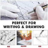 Sikao 24 Pack Black Rolling Ball Pens, Liquid Ink Rollerball Pens 0.5mm Fine Point Needle Tip for Super Smooth Writing Quick-Drying Ink No Smear Sikao