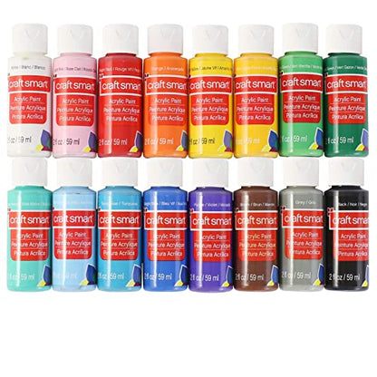 MICHAELS 16 Color Matte Acrylic Paint Value Pack by Craft Smart®