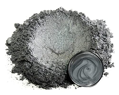 Eye Candy Premium Mica Powder Pigment “Shadow Grey” (50g) Multipurpose DIY Arts and Crafts Additive | Epoxy, Resin, Bath Bombs, Paint, Soap, Nail - WoodArtSupply