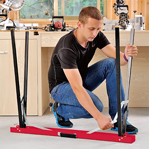 TOMAX Portable Folding Sawhorse Heavy Duty 275lb Weight Capacity Each Twin Pack - WoodArtSupply