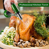 Koackl Refillable Butane Torch with Fuel Gauge & Safety Lock - Adjustable Flame - Perfect for Welding, Resin Art, & More - One-handed Operation Koackl