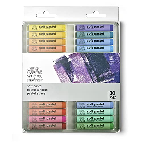 Winsor & Newton Professional Soft Pastels, Set of 30 - WoodArtSupply