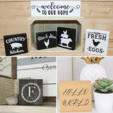 DIRBUY 8 pcs Large Basswood Blocks for Carving and Crafts - 4x4x2 inch DIY Wood Signs - Ideal for Carving Practice, DIY projects DIRBUY