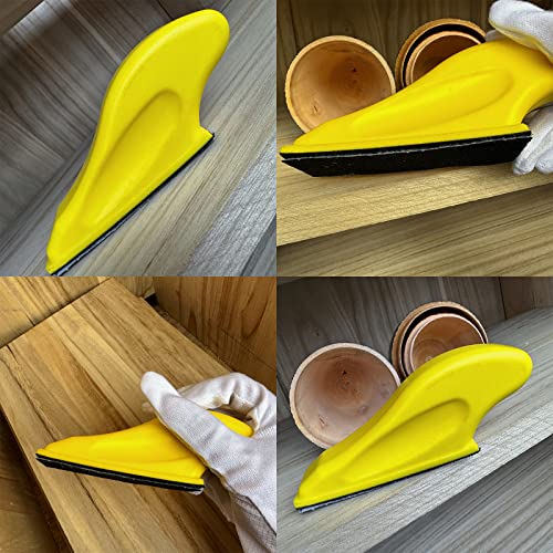 Micro Sander for Small Projects Finger Sander for Crafts with 100pcs 3.5 x 1 Inch Assorted Sandpaper of 60 120 240 400 600 800 1000 1200 1500 2000 Tongbay