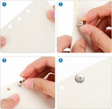 Alloygold 50 Sets M5*5 Gun Black Chicago Screw Kit Leather Rivets Screw Rivets Chicago Screw Buttons DIY Leather Trim Alloygold